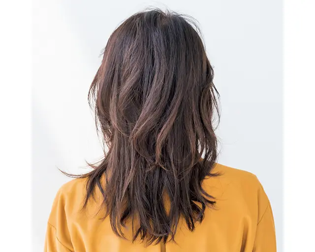 華やかロングのバック