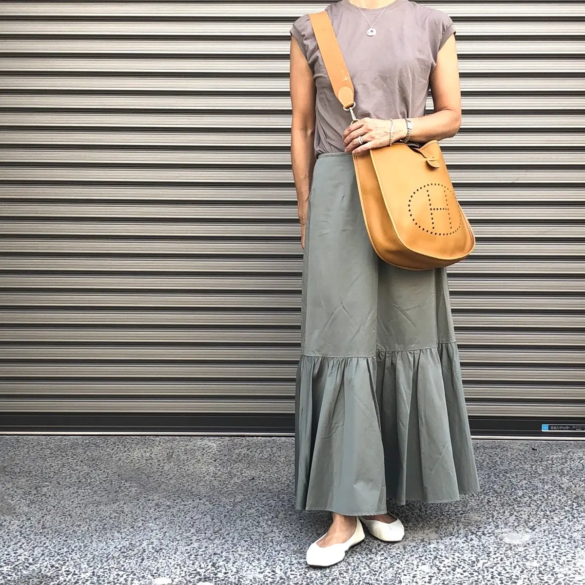 秋色コーデで偶然の双子コーデの画像_3