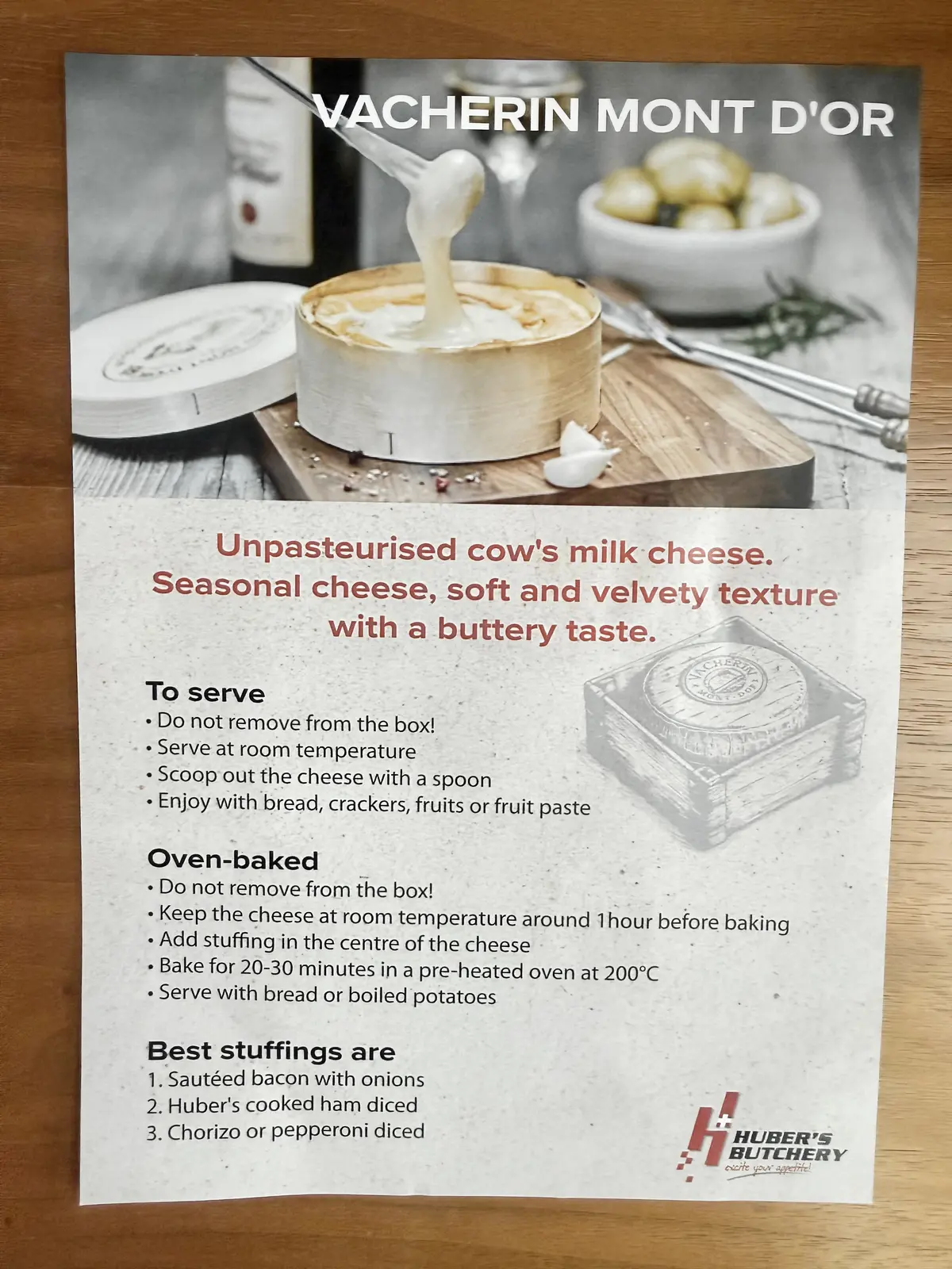 モンドールのちらし