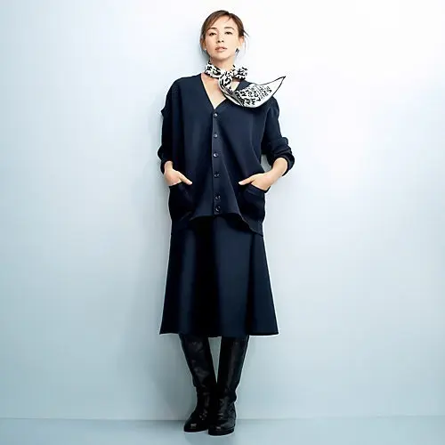 MADISONBLUE×eclat 【eclat別注】ビッグニットカーディガン ￥48,400