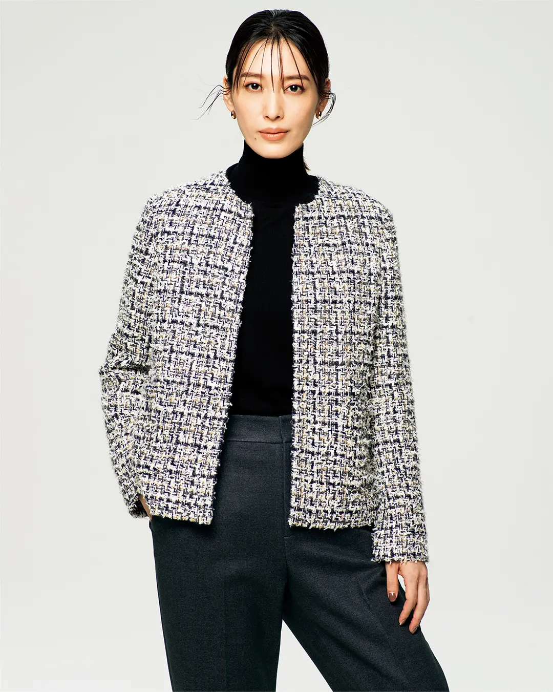 品格あるツイードジャケット