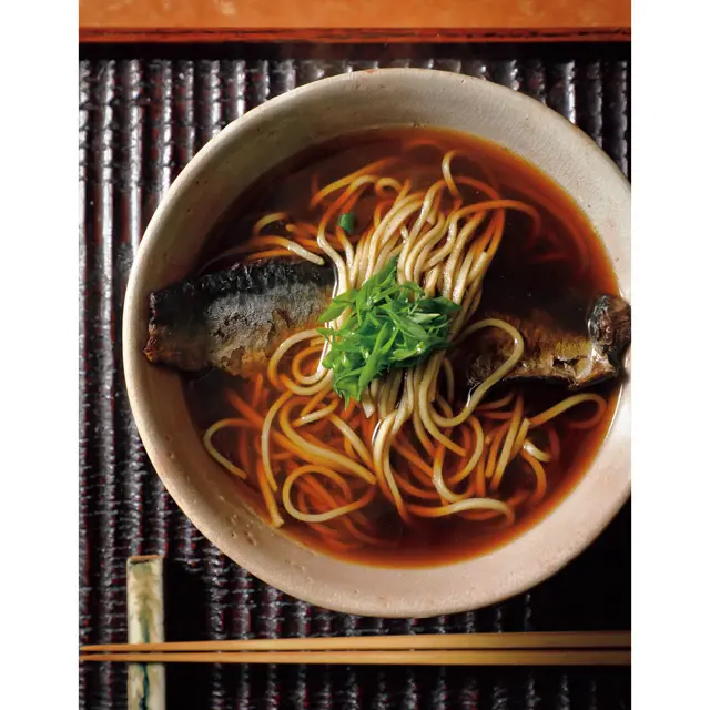 「にしん蕎麦」。にしんは3日かけて炊き上げる