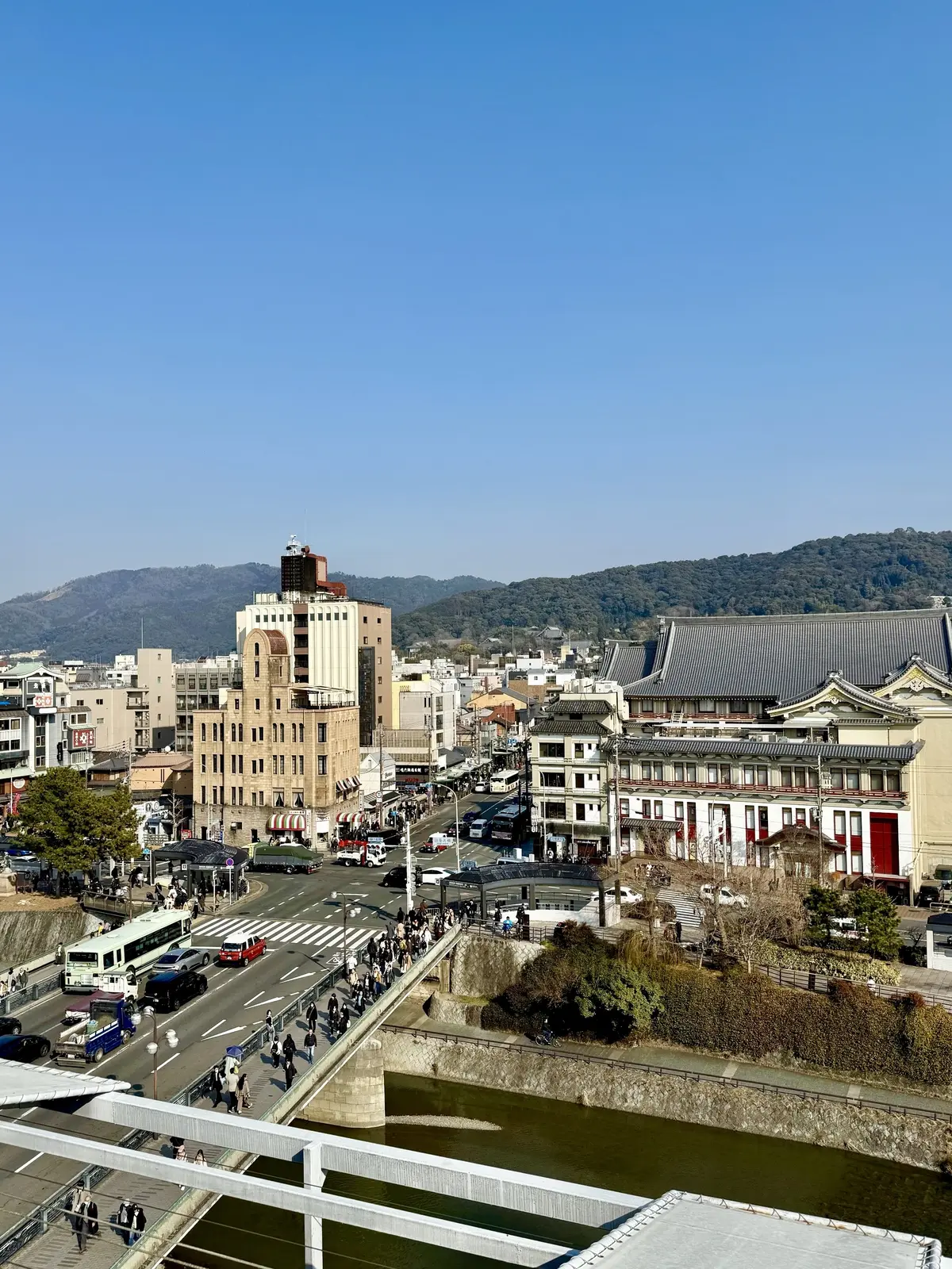 京都　中華料理店　東華菜館　ヴォーリズ建築　屋上からの景色