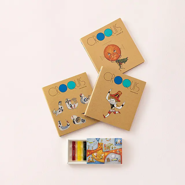 武井武雄クロッキーブック オリジナル透明くれよん （イルフ童画館）