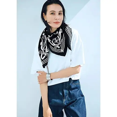 ASAUCE MELER テープエンブロイダリーバンダナスカーフ ￥35,200