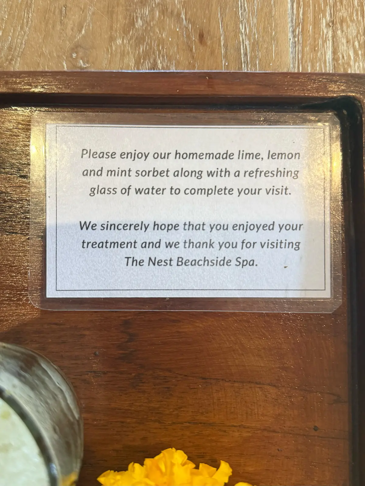 50代夫婦旅行　BALI 　バリ島　サヌール　マッサージ　The NEST　バリニーズマッサージ　spa　メッセージ