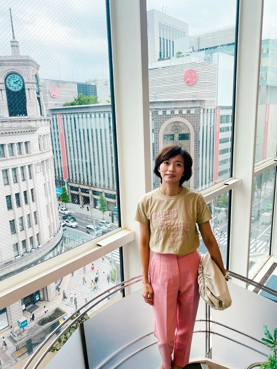 ZARAのカラーパンツで銀座ランチの画像_2