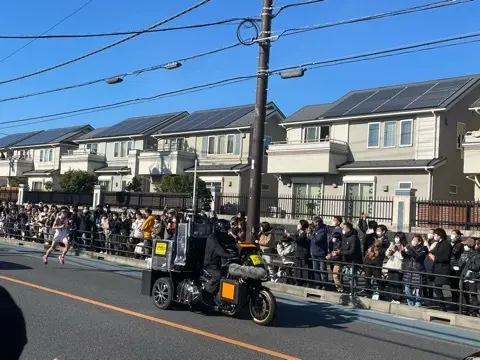 例年通り、箱根駅伝観戦。