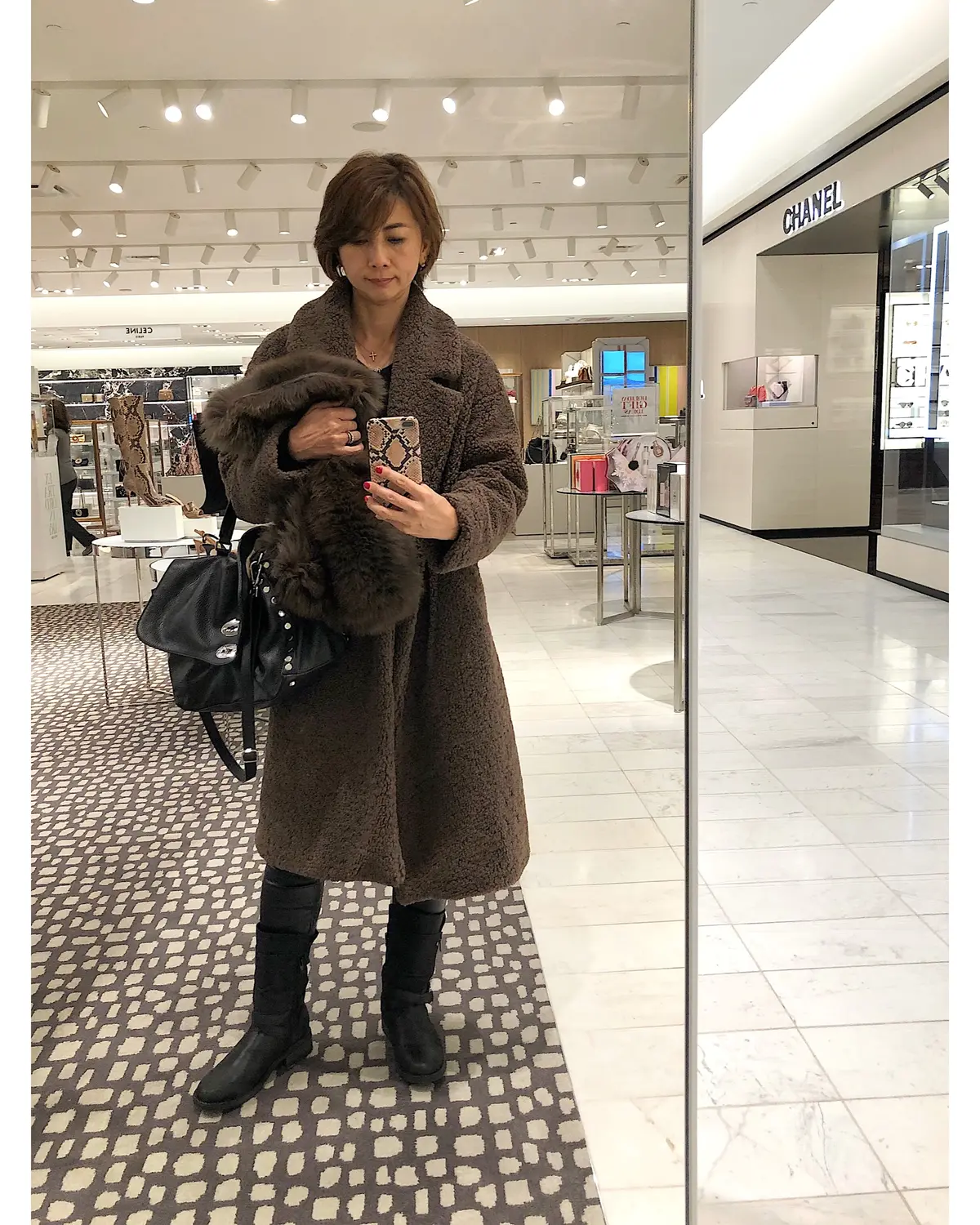 ZARAのボアコートでニューヨークの旅への画像_4