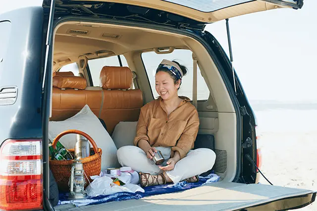 2シートに改造しているぶん、荷台の広さは驚くほど