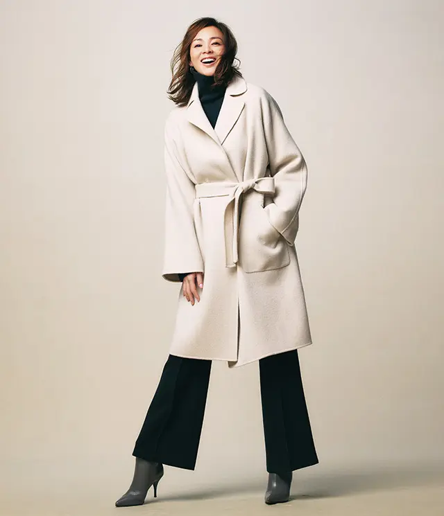 ベーシックな一着は手縫いのステッチに上質感が漂う