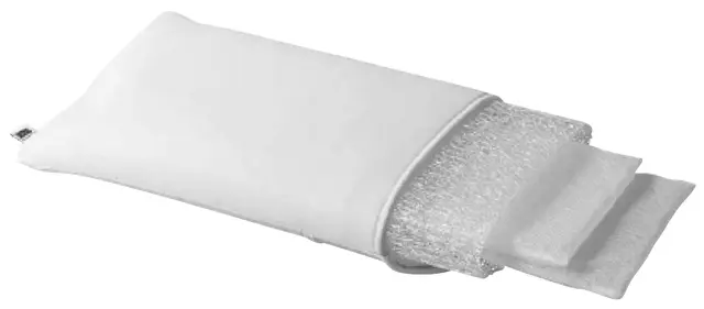 専用カバーの中にリング状のエアファイバーがあり