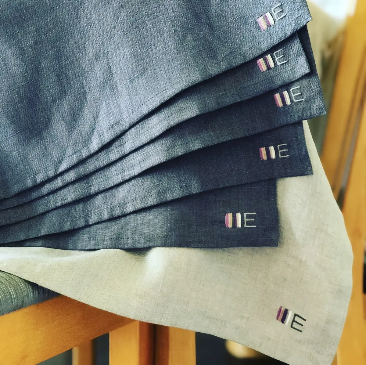 イニシャル刺繍を添えて 〜秋の手仕事①の画像_4