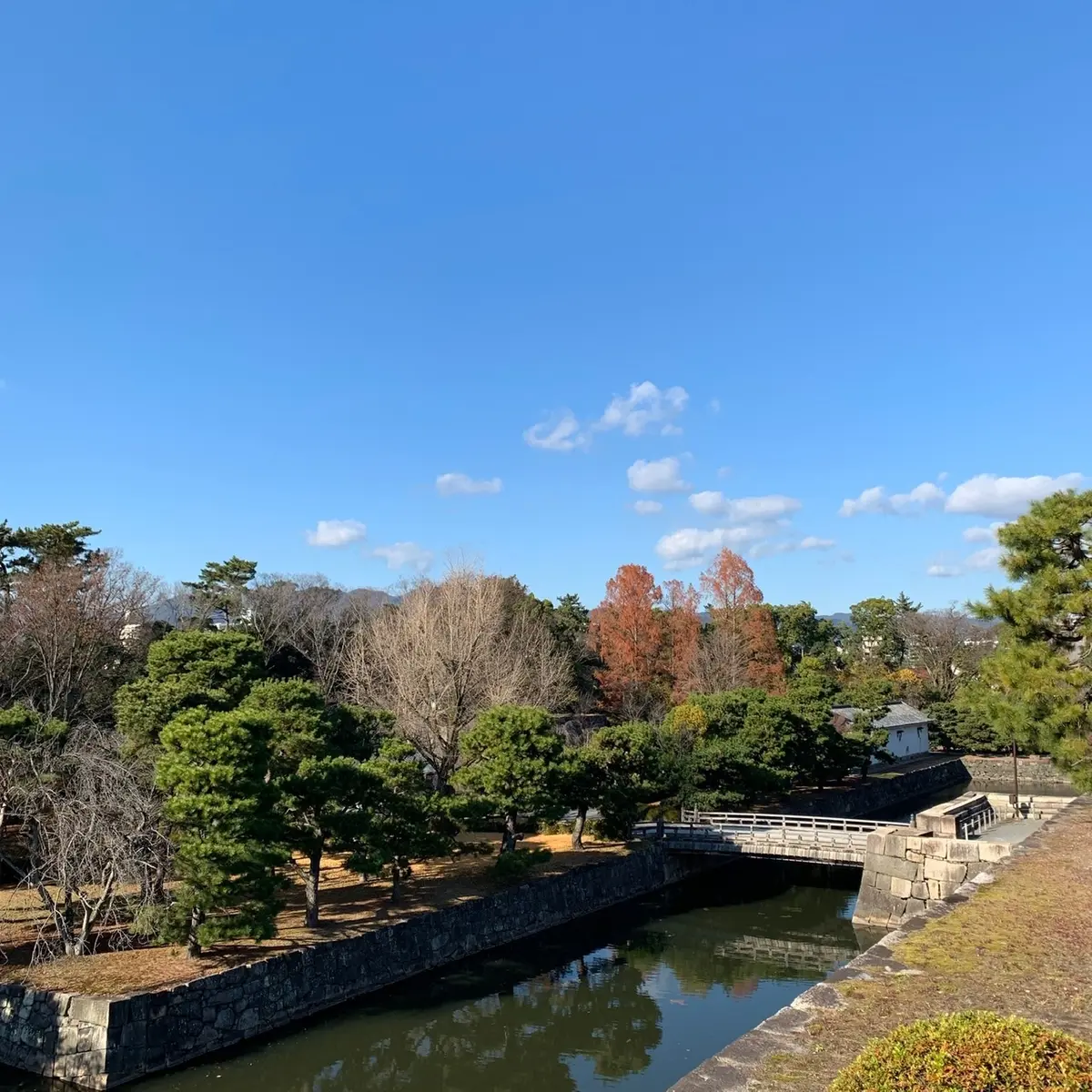 天守閣跡からの景色