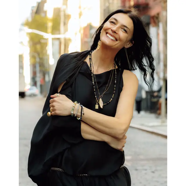 海外おしゃれマダムのジュエリーコーデ　NYマダム