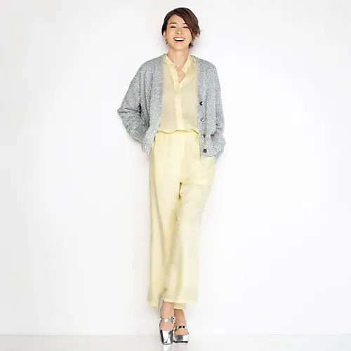 DEPAREILLE ラメニットカーディガン ￥53,900