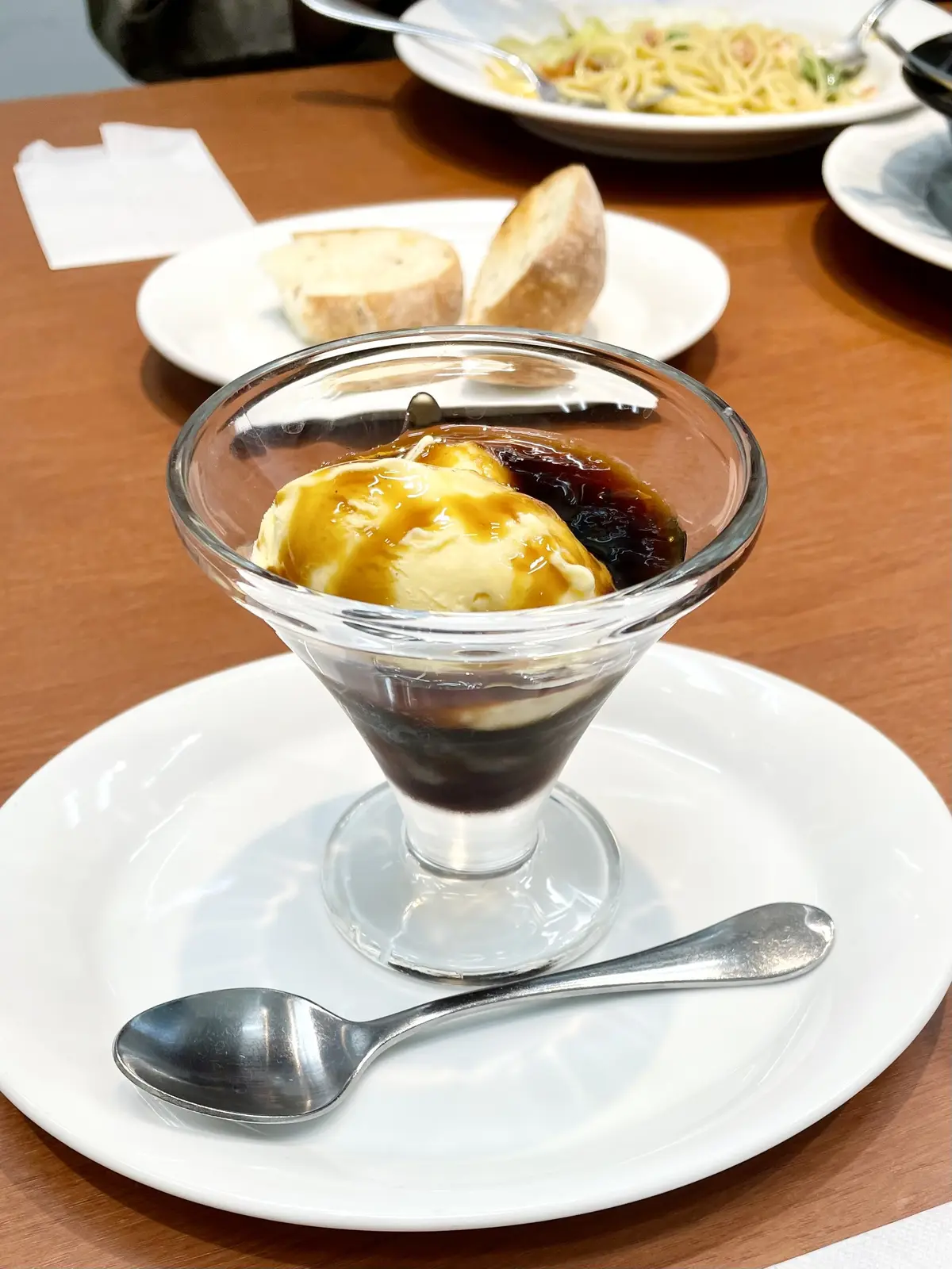 黒蜜のアフォガード、デザート、コーヒーゼリー、コーヒージュレ、アロマフレスカ銀座、アロマフレスカ、デニーズ、ファミレス、ファミリーレストラン