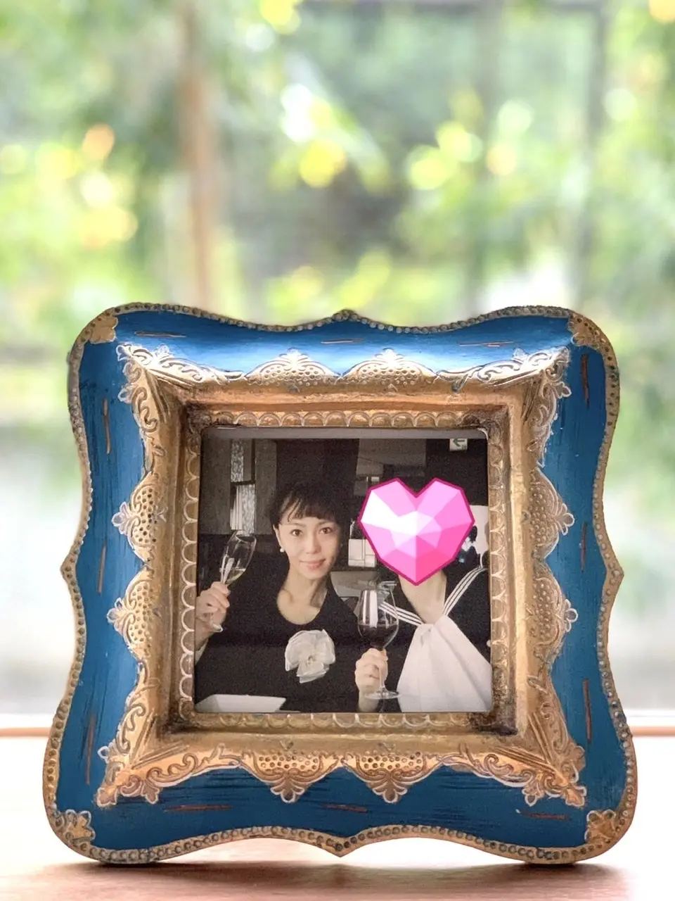 数年前、長女入学式時　オンザ眉毛のショートヘア