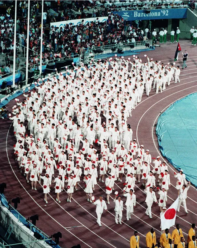 バルセロナ五輪の日本選手団ユニフォームも　ⒸGetty Images/David Madison