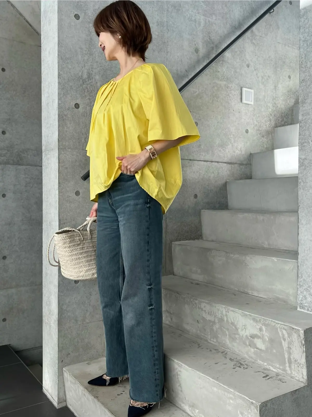 ZARAのデニムで綺麗目コーデの画像_2