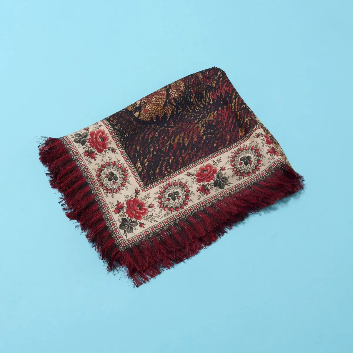 【50代スカーフ】身に着けるアート。ヨーの画像_5