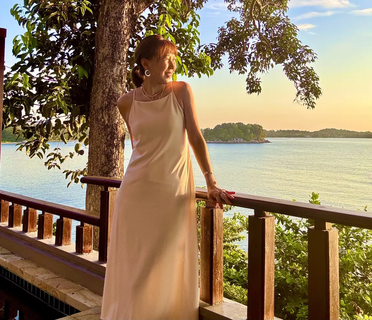 リゾートワンピース