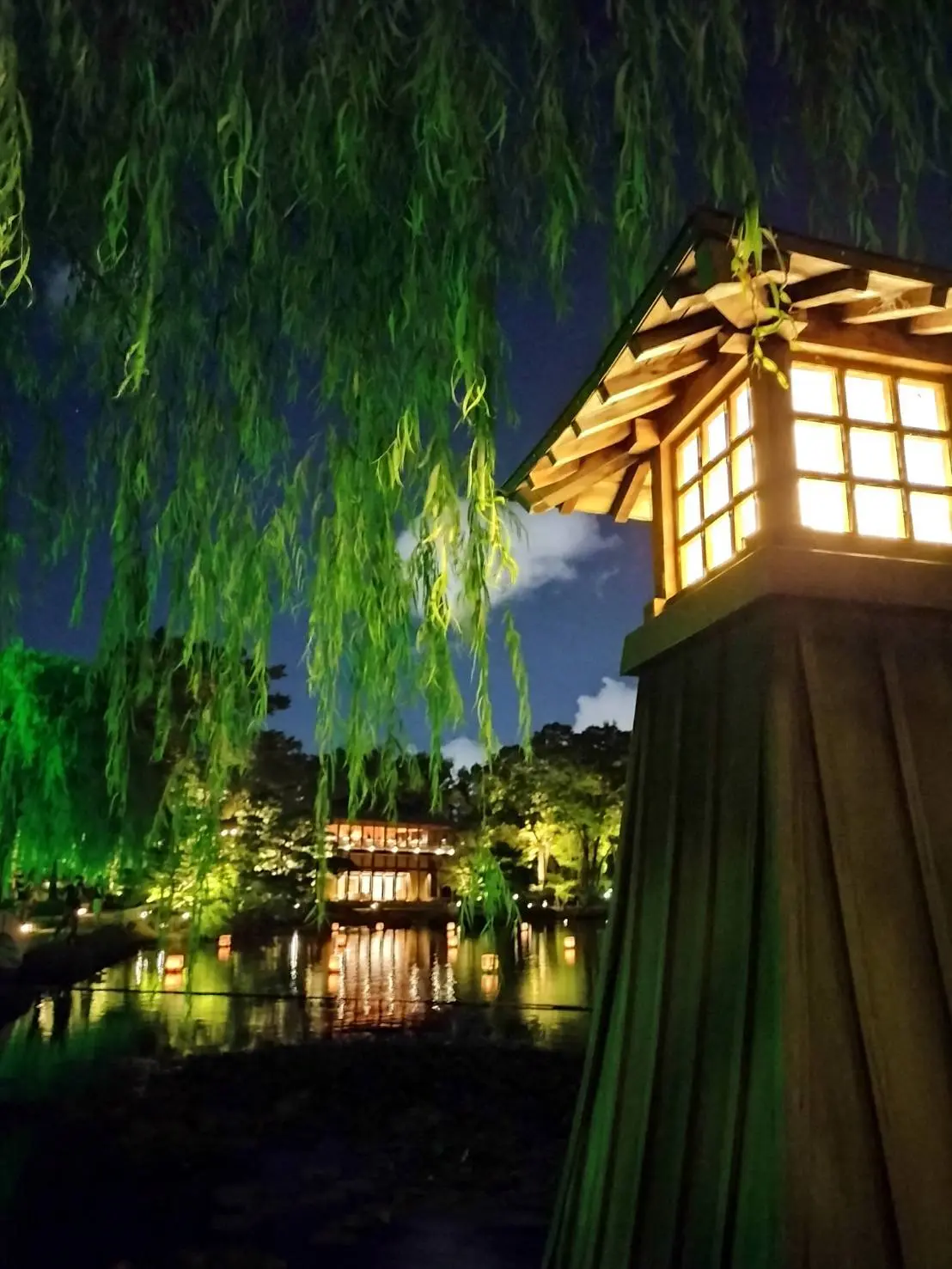 名古屋「徳川園」夕涼みライトアップ