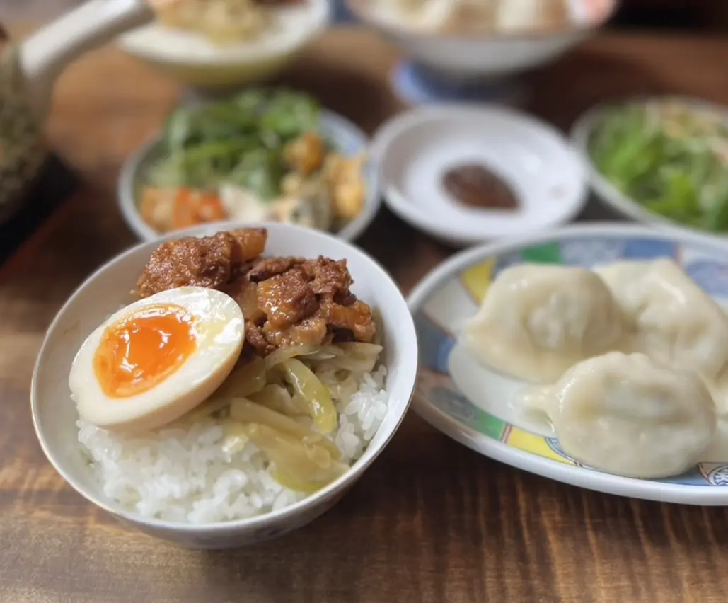ルーロー飯　水餃子