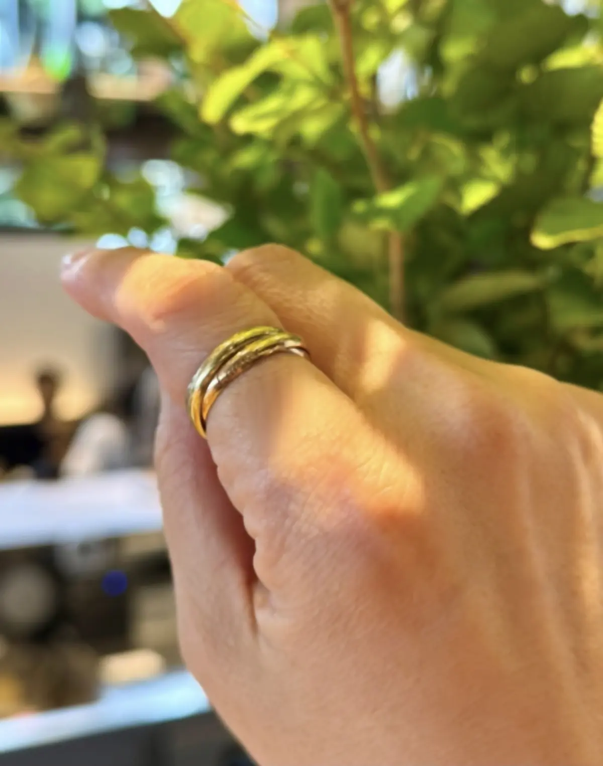 カルティエのトリニティリング