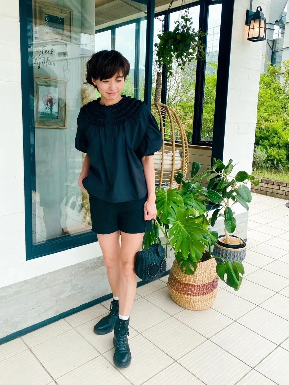 甘辛ふんわり黒ブラウスの画像_1