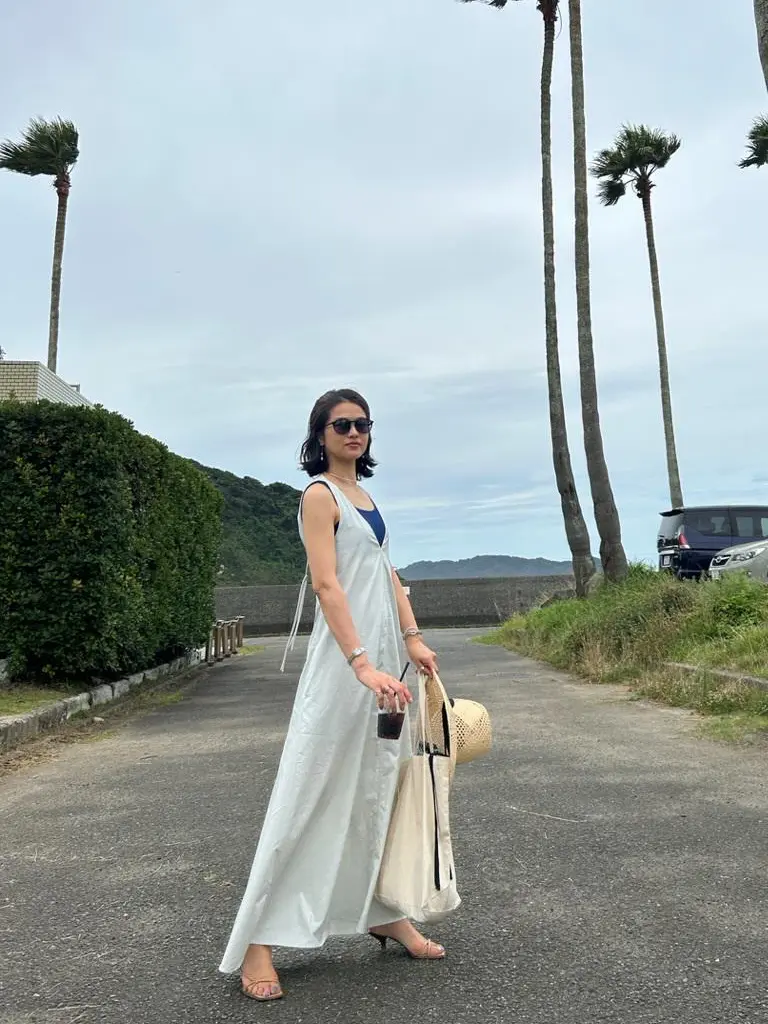 ZARAの夏ワンピでヘルシーな大人の肌見の画像_1