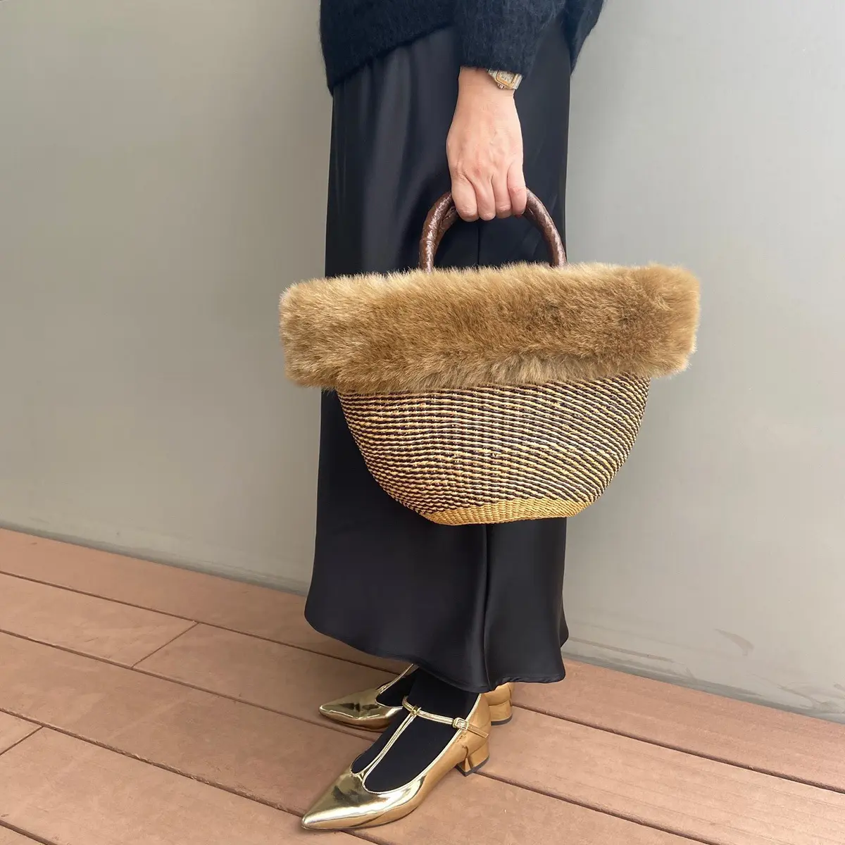 BIGAのバスケット（ウェブエクラ編集長S谷）