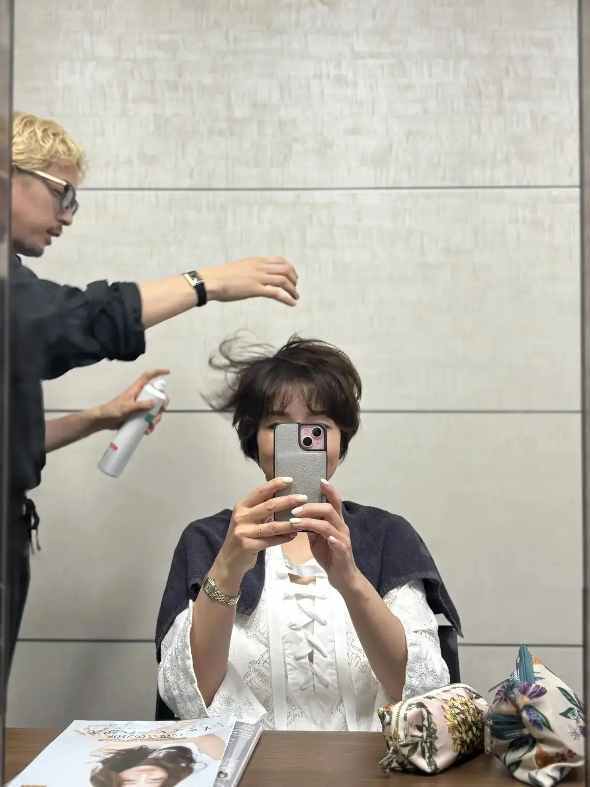 クセを生かした丸みショートヘアで若々しく