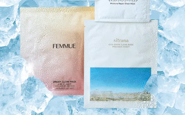 シートマスクで冷やしながら水分を急速補給