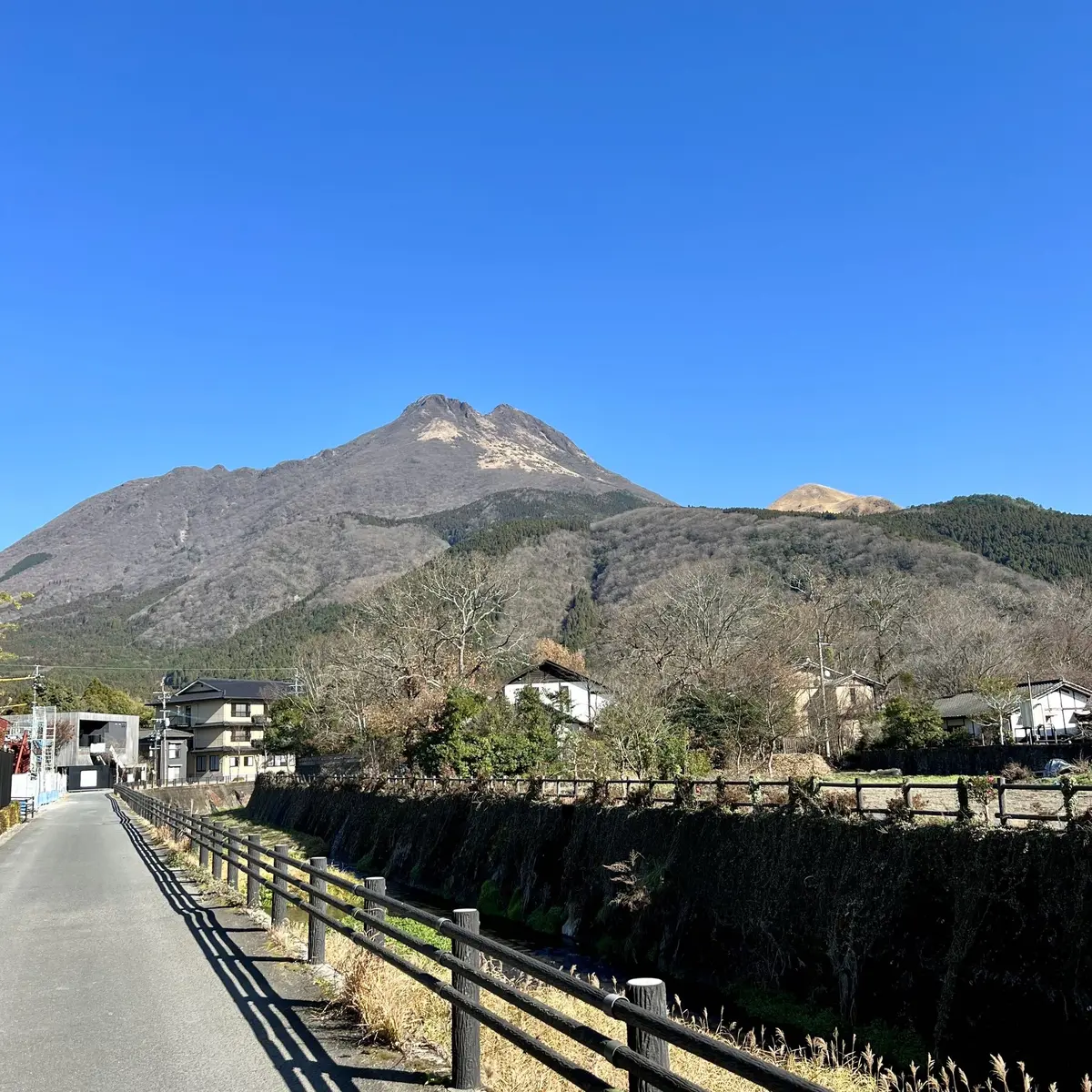 由布院　街中の景色