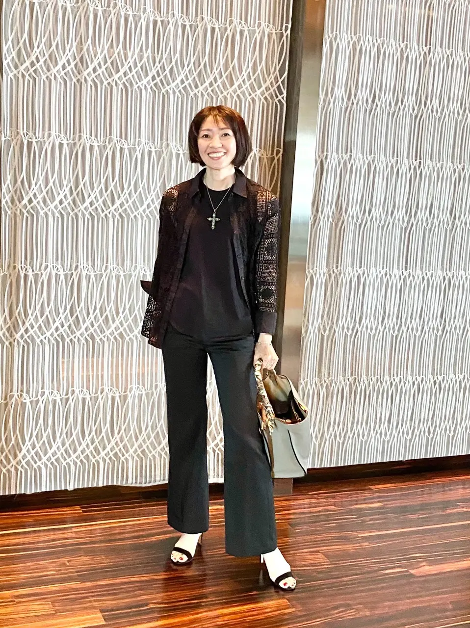 all blackコーデ①