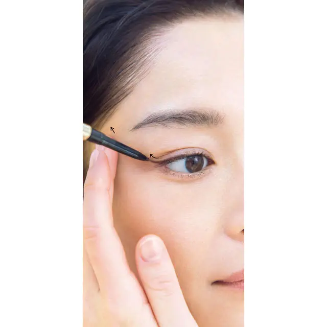 土台ラインの延長線上に引き上げラインを描く