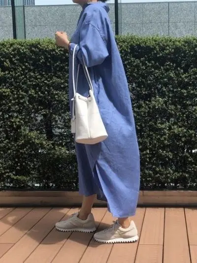 TICCA×eclat ダブルポケットロングシャツ ￥31,900