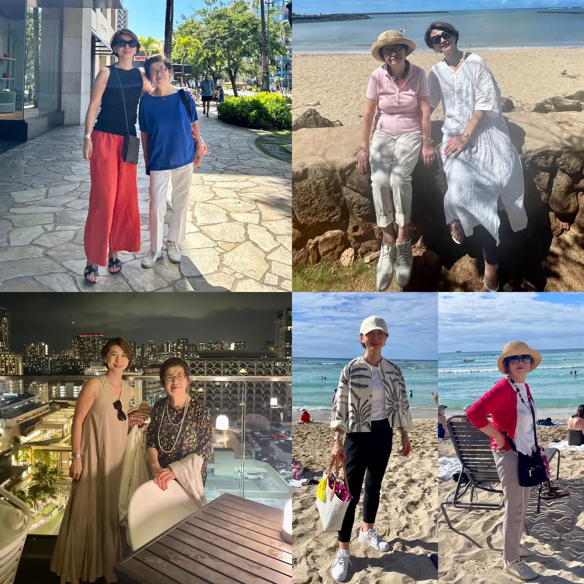 母とのハワイ旅行の旅コーデなどの画像_17