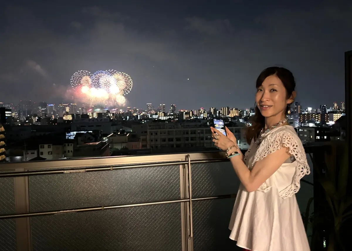 ZARAのグリーントップスで暑〜い日のおの画像_9