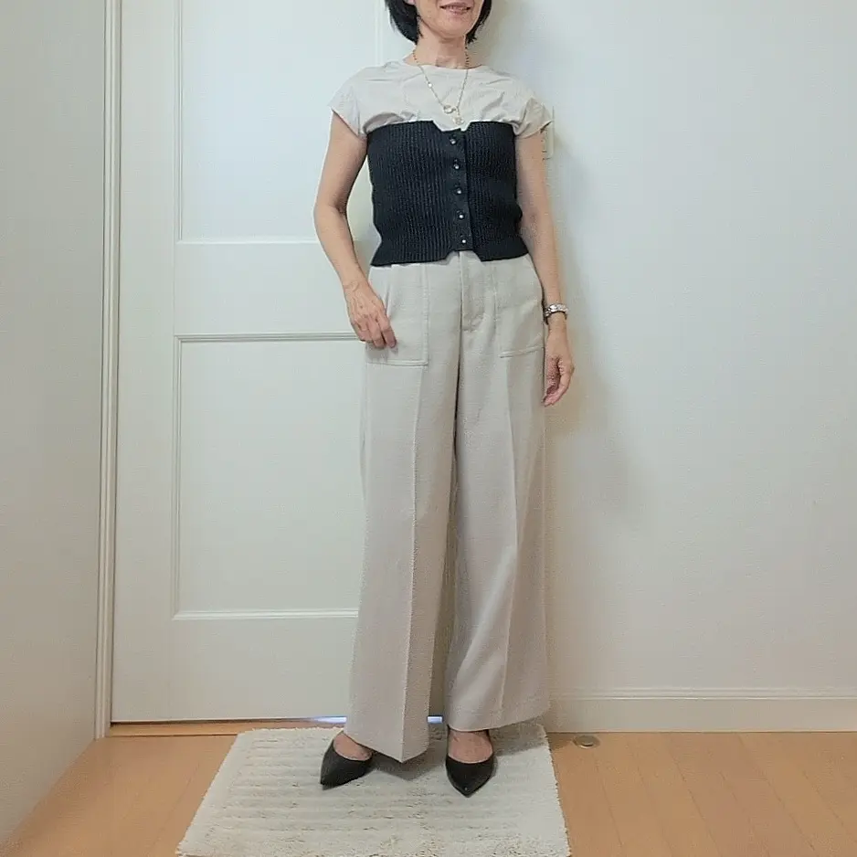 初チャレンジのビスチェで始める秋コーデの画像_5