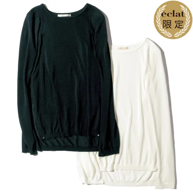 E by éclat NEWロイヤルスリーブニット