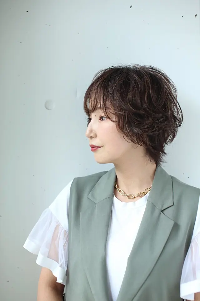 アラフィー世代　髪型