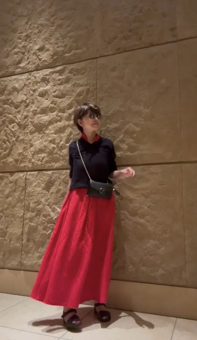 今年の夏は赤のワンピースにチャレンジ！の画像_4