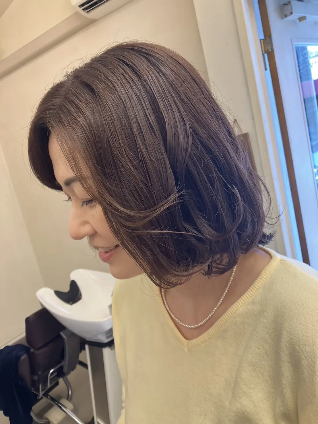 アラフィフ　ヘアスタイル