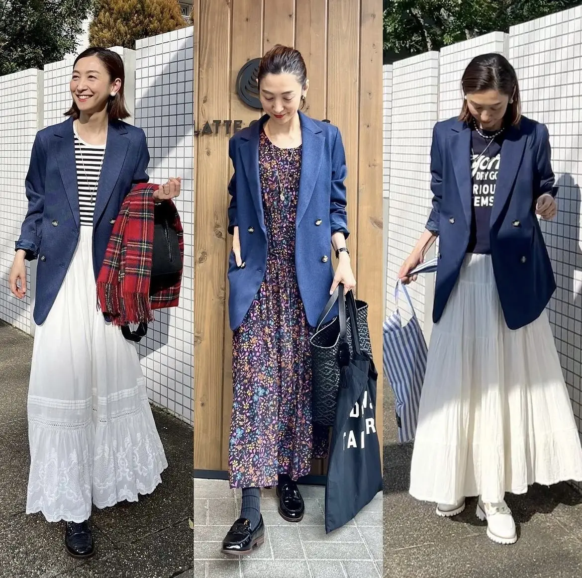 万能紺ブレ★8コーデの画像_10