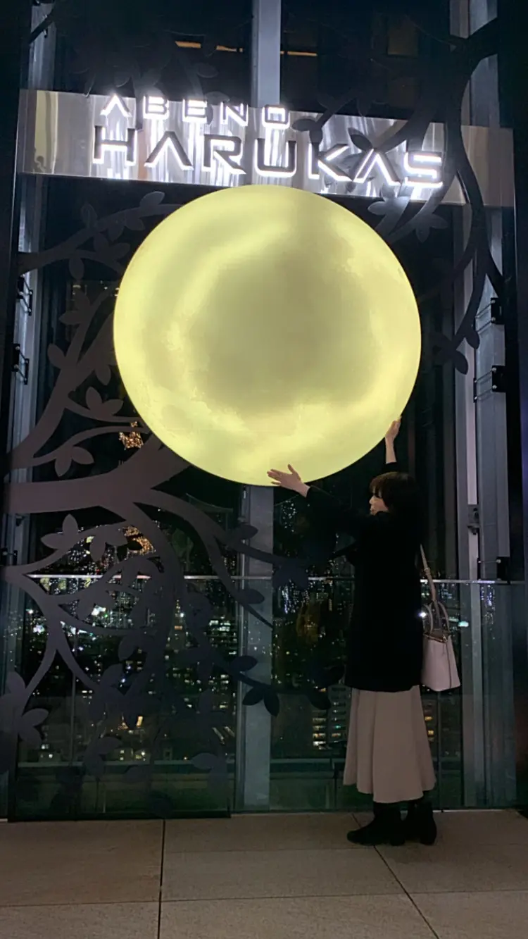 あべのハルカス♥イルミネーション♥きものの画像_10