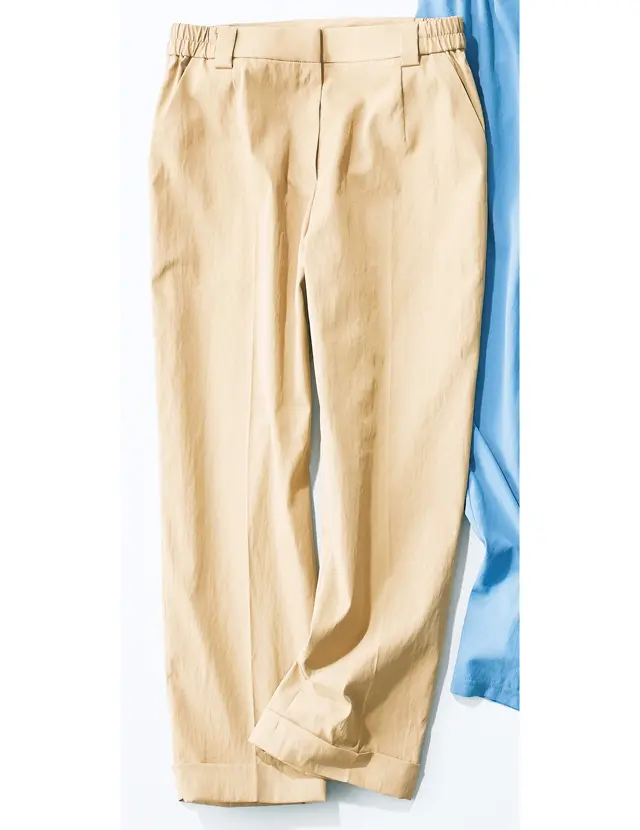 見えない部分のゆとりが細見え