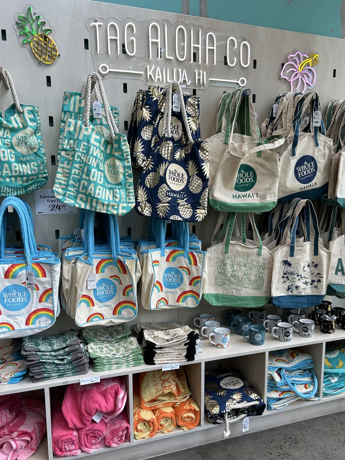 ホールフーズ　エコバッグ　ハワイ　限定　　　Whole Foods Market