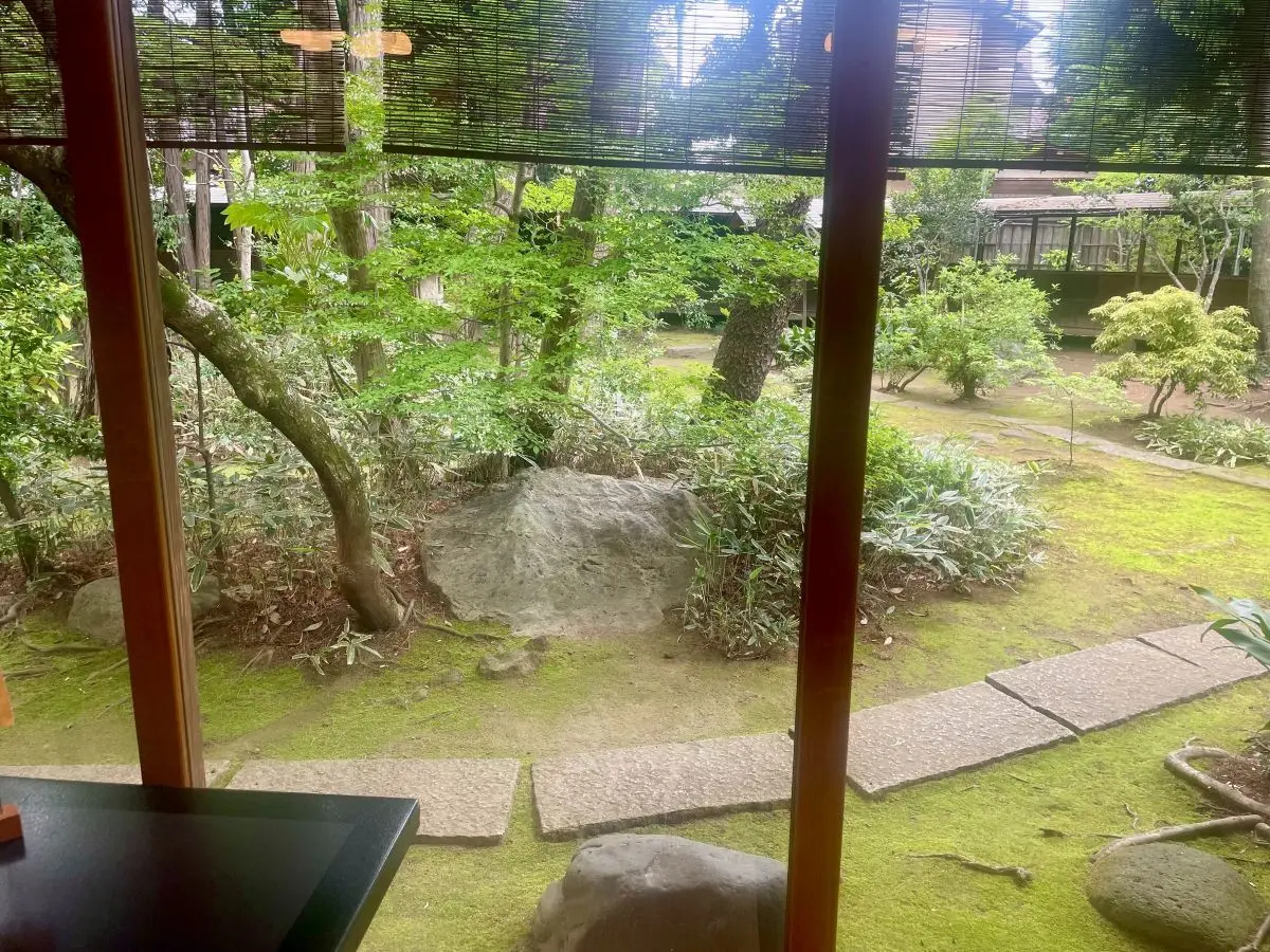 小江戸川越の山屋の中庭